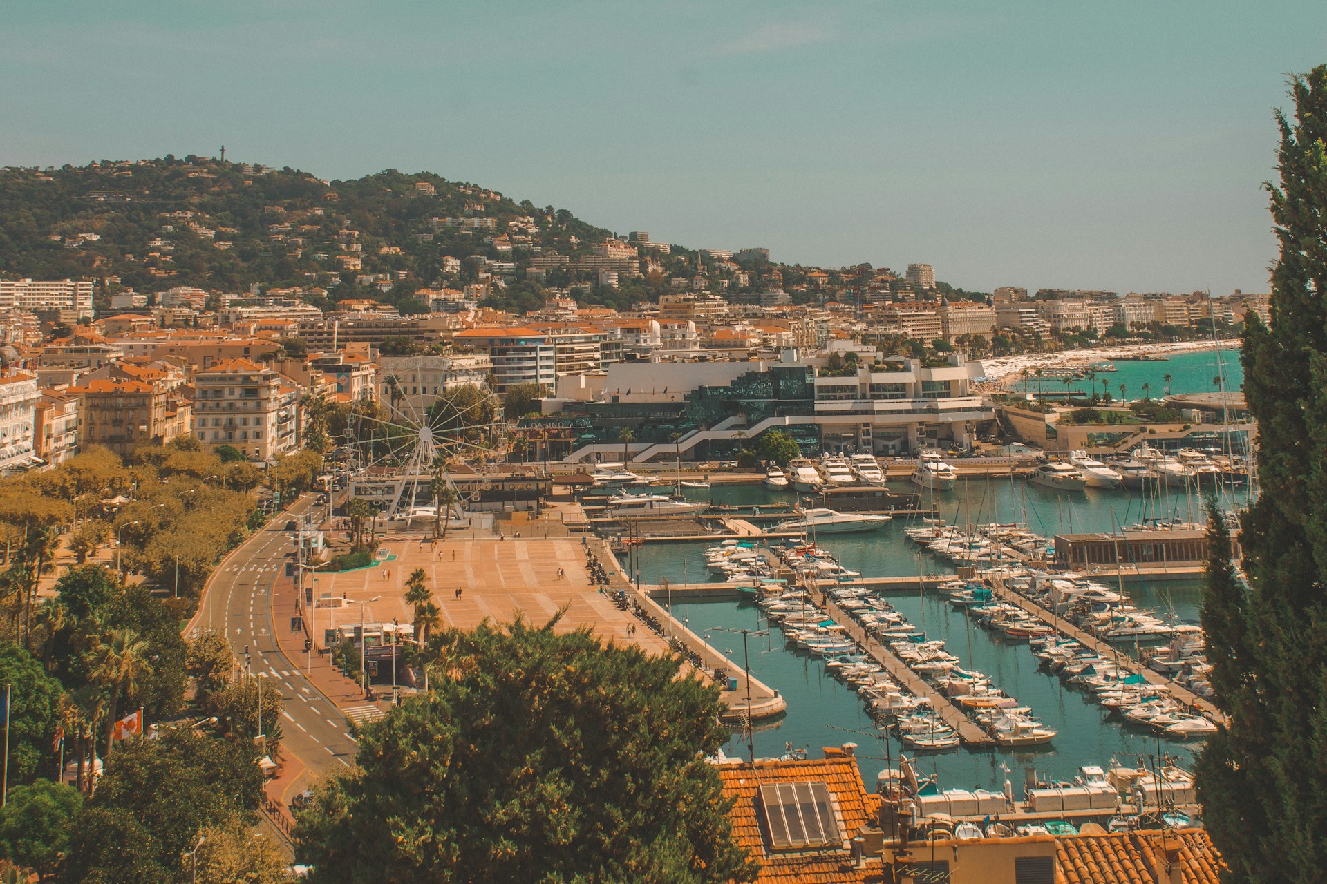 Aerial view of Cannes
